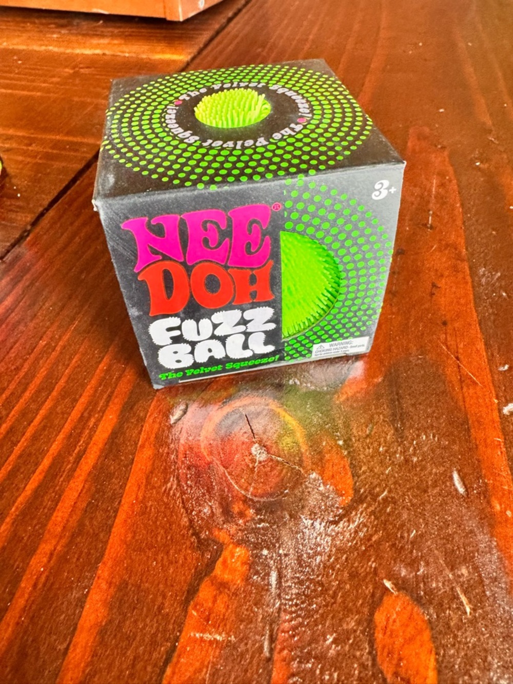 NeeDoh Fuzz Ball Squeezer in Green- same day ship!